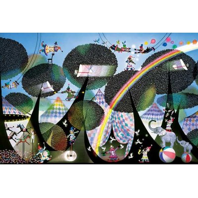 画像1: ジグソーパズル　森のサーカス　藤城清治　1000ピース