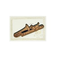 くるみブローチ　トロンボーン　◇ゆうパケット発送可