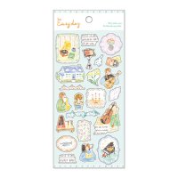 シール　Easy day　ミュージック　◇ゆうパケット発送可