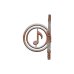 画像1: Music marker　フルート　メイプルブラウン　◇ゆうパケット発送可 (1)