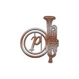 Music marker　トランペット　メイプルブラウン　◇ゆうパケット発送可