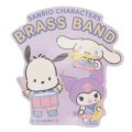 サンリオキャラクターズ　ミニデコステッカー　吹奏楽部　◇ゆうパケット発送可
