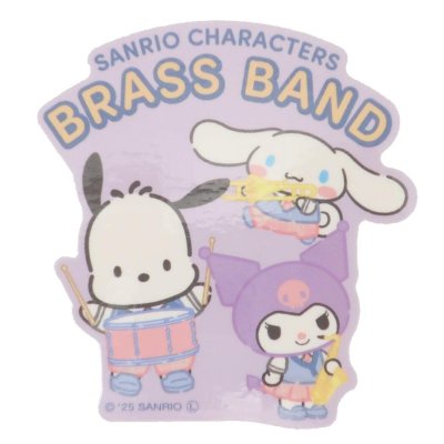 画像1: サンリオキャラクターズ　ミニデコステッカー　吹奏楽部　◇ゆうパケット発送可