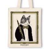 SomeMusicDesign　クラシックキャットトートバッグ　オーボエ