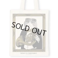 SomeMusicDesign　クラシックキャットトートバッグ　ホルン