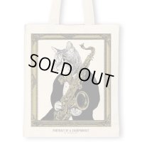 SomeMusicDesign　クラシックキャットトートバッグ　サックス