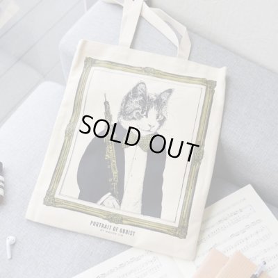 画像2: SomeMusicDesign　クラシックキャットトートバッグ　オーボエ