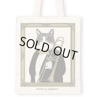 SomeMusicDesign　クラシックキャットトートバッグ　トロンボーン