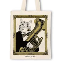 SomeMusicDesign　クラシックキャットトートバッグ　チューバ