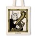 画像1: SomeMusicDesign　クラシックキャットトートバッグ　チューバ (1)