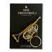 画像1: SomeMusicDesign　楽器ワイヤーキーホルダー　ロータリートランペット (1)