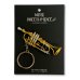 画像1: SomeMusicDesign　楽器ワイヤーキーホルダー　トランペット (1)