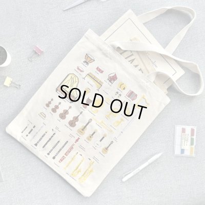 画像2: SomeMusicDesign　音楽トートバッグ　ピクセル楽器
