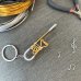 画像2: SomeMusicDesign　楽器ワイヤーキーホルダー　トロンボーン (2)