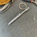 画像2: SomeMusicDesign　楽器ワイヤーキーホルダー　フルート (2)