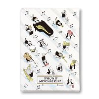 SomeMusicDesign　クリアファイル　走れ！音楽家！　◇ゆうパケット発送可