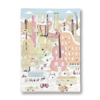 SomeMusicDesign　クリアファイル　音楽都市　◇ゆうパケット発送可