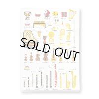SomeMusicDesign　クリアファイル　ピクセル楽器　◇ゆうパケット発送可