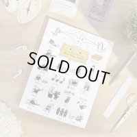 SomeMusicDesign　A4楽譜フォルダ　猫の音楽用語　30ポケット　※在庫限り　※ご購入1個につき91ポイント付与(会員登録要)