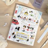 SomeMusicDesign　A4楽譜フォルダ　交通の音楽用語　30ポケット　※在庫限り　※ご購入1個につき91ポイント付与(会員登録要)