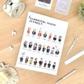 SomeMusicDesign　A4楽譜フォルダ　ピクセルのクラシック音楽　30ポケット　◇ゆうパケット発送可