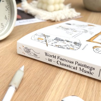 画像3: SomeMusicDesign　A4楽譜フォルダ　名画とクラシック音楽　30ポケット　◇ゆうパケット発送可