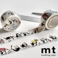 SomeMusicDesign　マスキングテープ　走れ！音楽家！　◇ゆうパケット発送可
