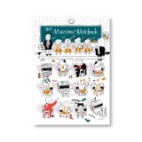 SomeMusicDesign　横罫線ノート　音楽家の教室　64ページ　◇ゆうパケット発送可