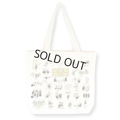 画像1: SomeMusicDesign　音楽トートバッグ　猫の音楽用語第二弾