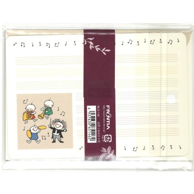 画像2: 窓あきレターセット　Quuオーケストラ　◇ゆうパケット発送可