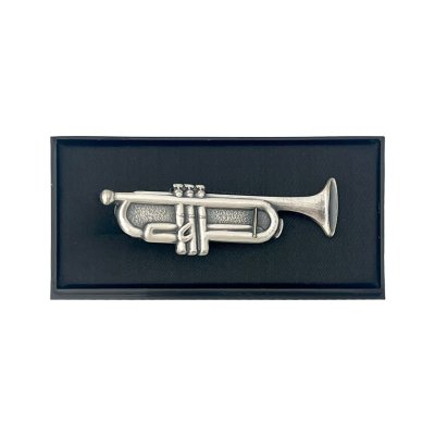 画像1: ネクタイピン　トランペット