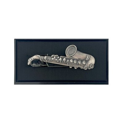 画像1: ネクタイピン　サックス