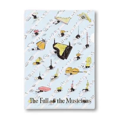 画像1: SomeMusicDesign　クリアファイル　おちこんだ音楽家　◇ゆうパケット発送可