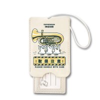 SomeMusicDesign　音楽ラゲッジタグ　ユーフォニアム　◇ゆうパケット発送可