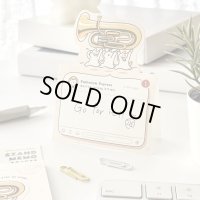 SomeMusicDesign　スタンドメモ　ニャマト楽器便　ユーフォニアム　◇ゆうパケット発送可