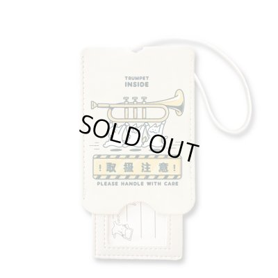 画像1: SomeMusicDesign　音楽ラゲッジタグ　トランペット　◇ゆうパケット発送可