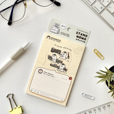 画像2: SomeMusicDesign　スタンドメモ　ニャマト楽器便　オーボエ　◇ゆうパケット発送可