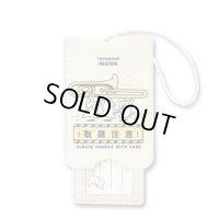 SomeMusicDesign　音楽ラゲッジタグ　トロンボーン　◇ゆうパケット発送可