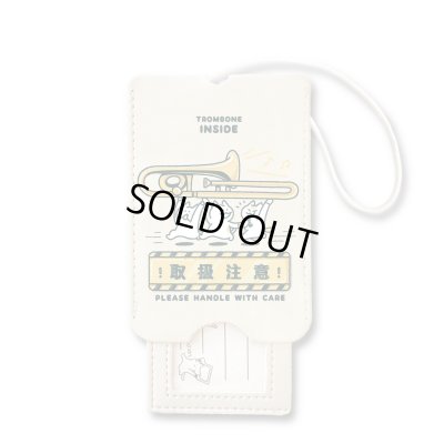 画像1: SomeMusicDesign　音楽ラゲッジタグ　トロンボーン　◇ゆうパケット発送可