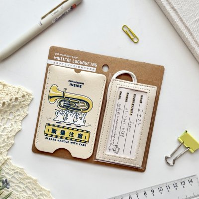 画像2: SomeMusicDesign　音楽ラゲッジタグ　ユーフォニアム　◇ゆうパケット発送可