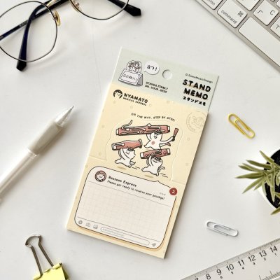 画像2: SomeMusicDesign　スタンドメモ　ニャマト楽器便　ファゴット　◇ゆうパケット発送可