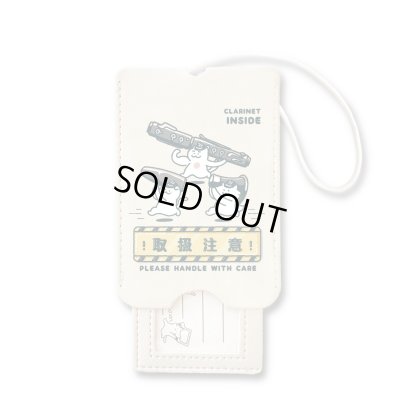 画像1: SomeMusicDesign　音楽ラゲッジタグ　クラリネット　◇ゆうパケット発送可
