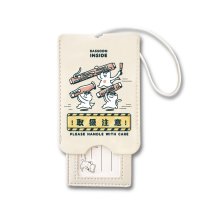 SomeMusicDesign　音楽ラゲッジタグ　ファゴット　◇ゆうパケット発送可