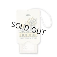 SomeMusicDesign　音楽ラゲッジタグ　ホルン　◇ゆうパケット発送可