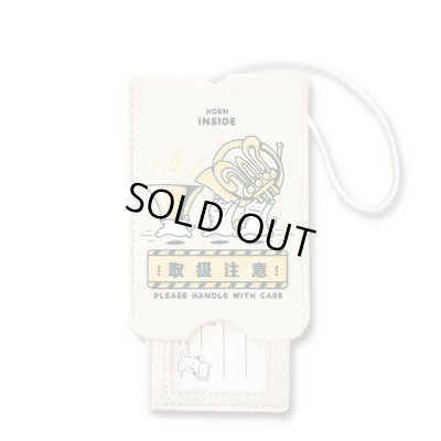 画像1: SomeMusicDesign　音楽ラゲッジタグ　ホルン　◇ゆうパケット発送可