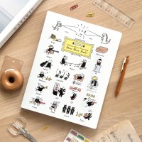 SomeMusicDesign　楽譜ファイル　猫の音楽用語　15枚(30ページ)