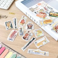 SomeMusicDesign　ステッカーセット　楽器スーパー　◇ゆうパケット発送可