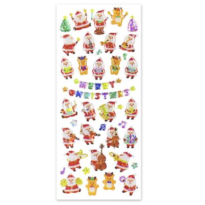 画像1: クリスマスドロップシール　オーケストラ　◇ゆうパケット発送可