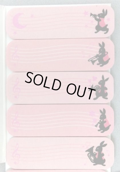 画像2: Message Marks　音楽ウサギ　◇ゆうパケット発送可 (2)