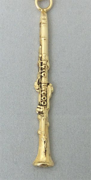 画像1: オールミュージック　キーホルダー　クラリネット　◇ゆうパケット発送可 (1)